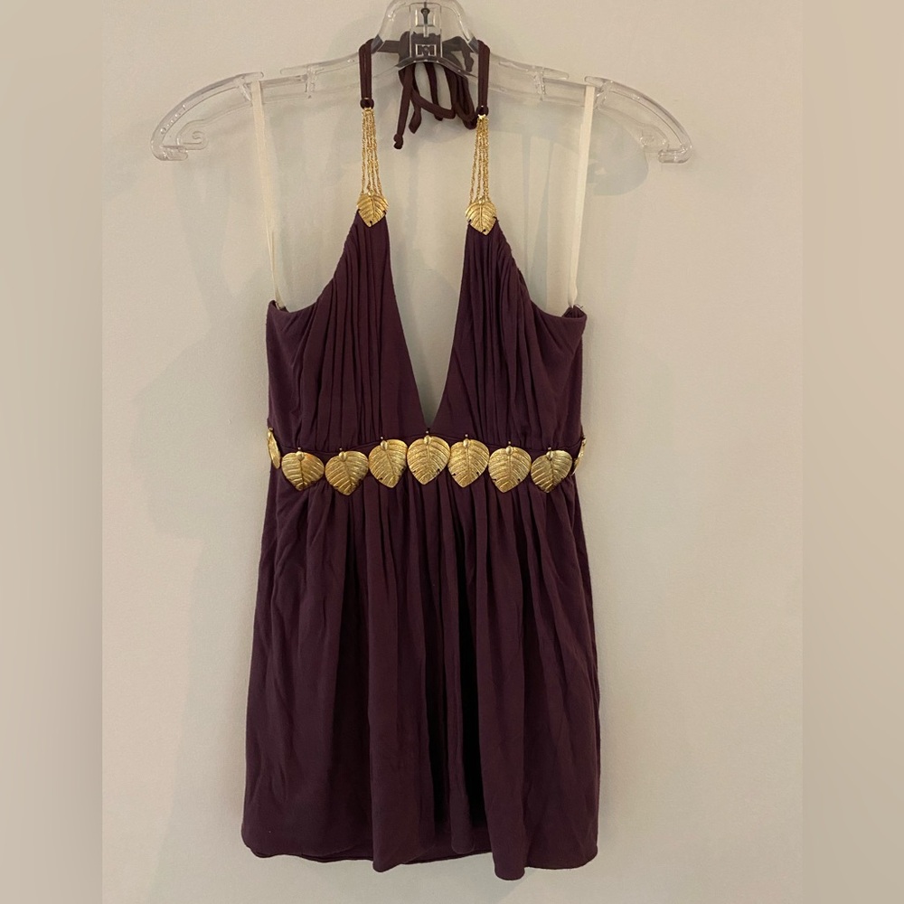 Ladies Sky top Color purple size medium
